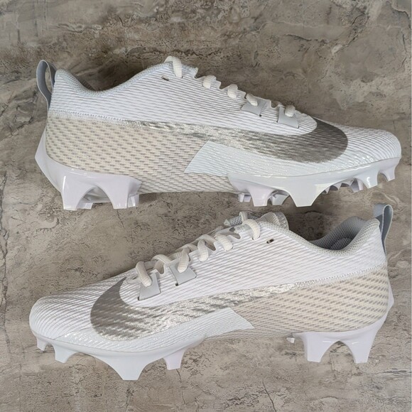 Nike Vapor Edge Speed 360 2 Men\'s 11 White Silver Football Cleats DA5455-100 main image 9